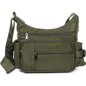 RFID Anti Thief Crossbody Bag Waterproof Nylon Travel Shoulder Purse Women